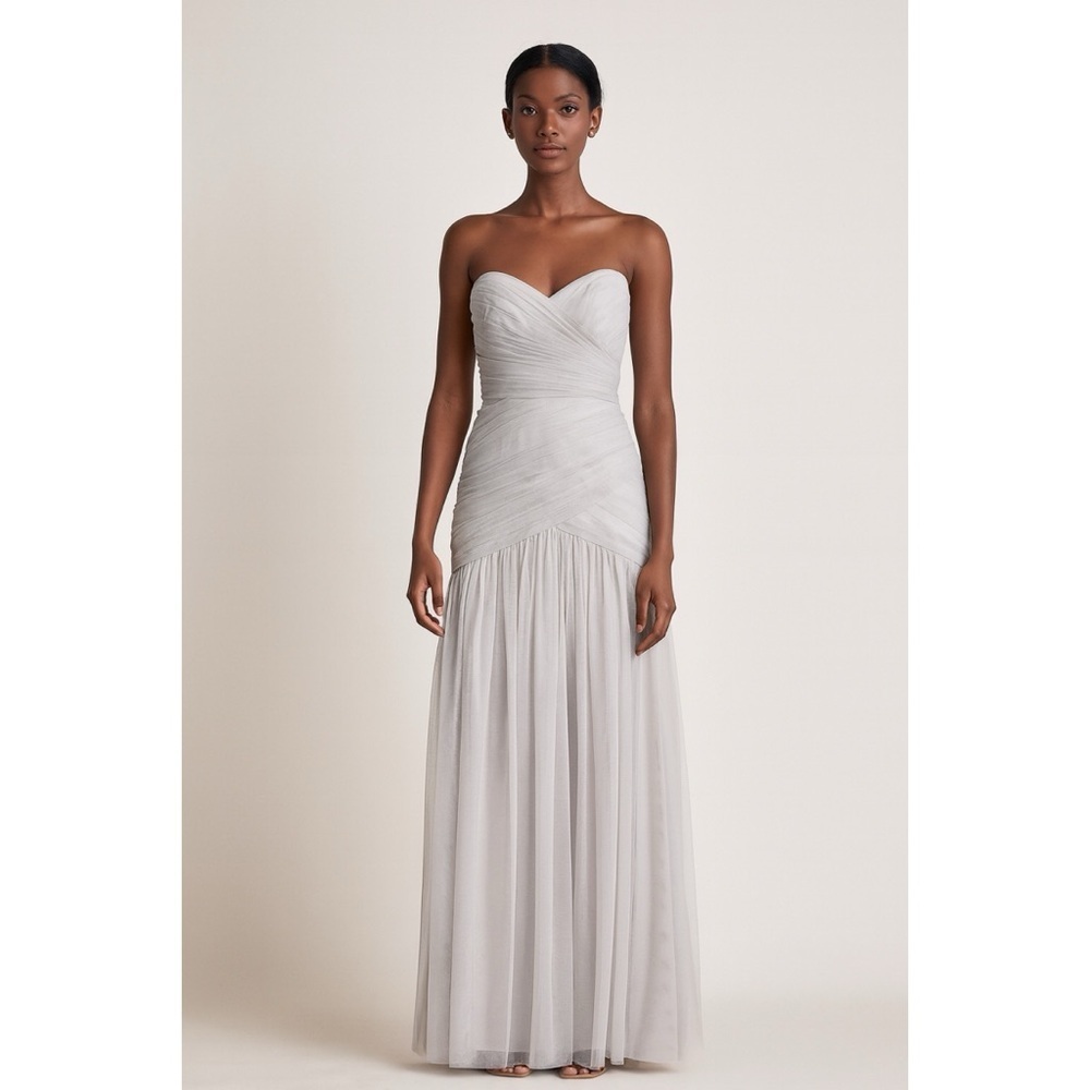 White by Vera Wang Tulle Strapless Bridal Dress 0​​​​​​​